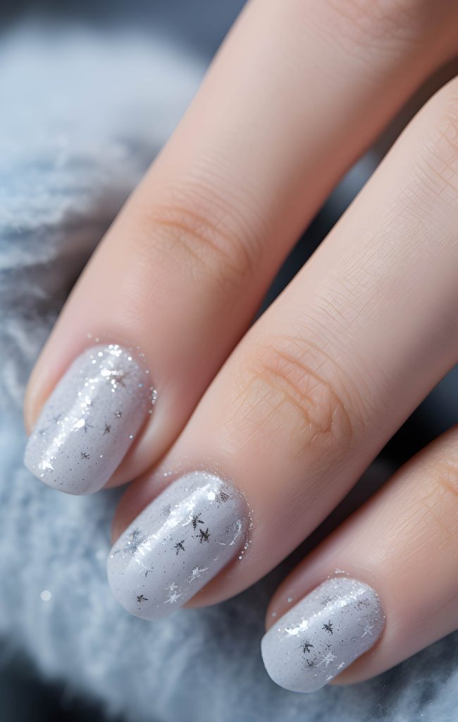 acrylic winter nails