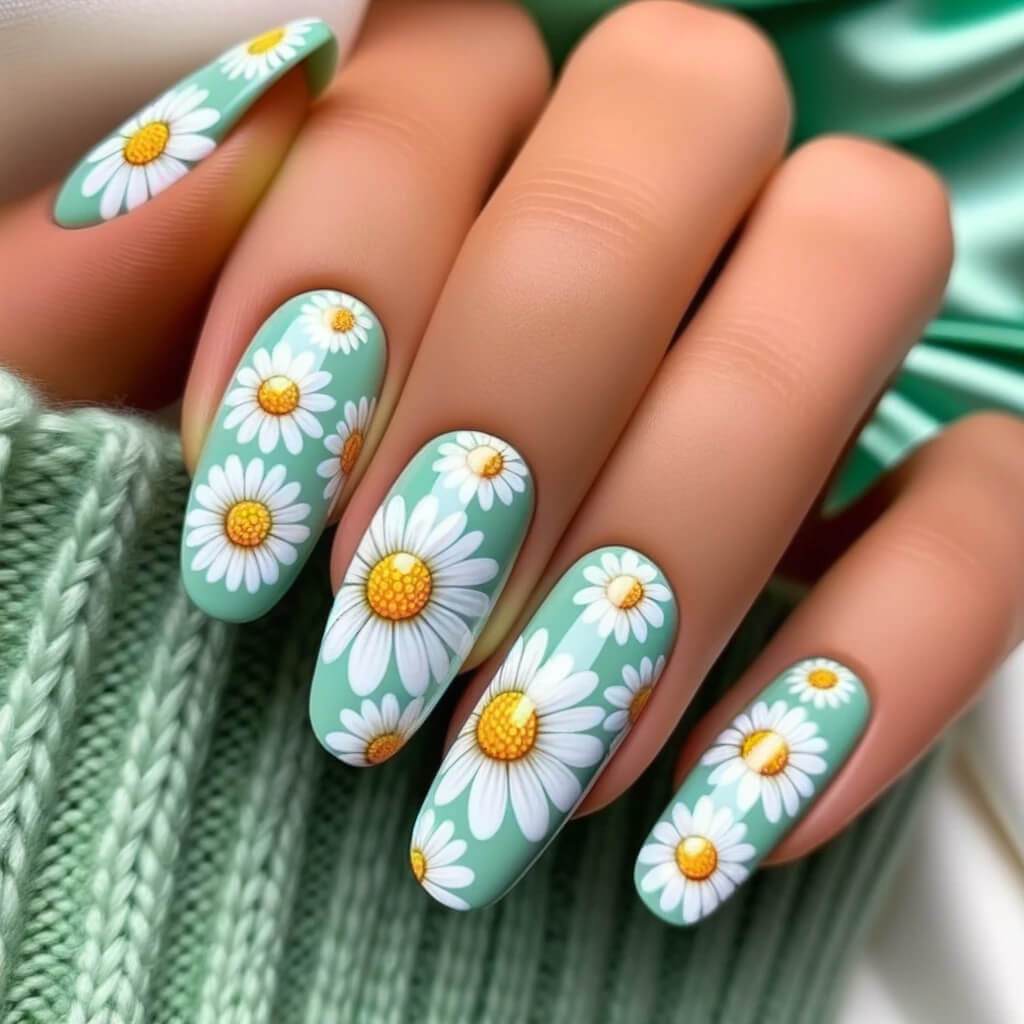 Playful spring nails 