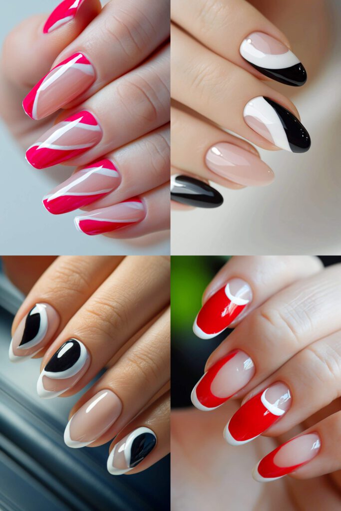 French Tips Reinvented Spring Nail Trends