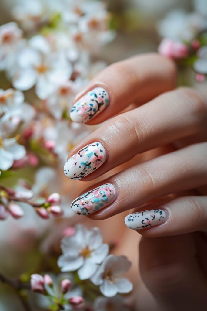 Whispers of Spring Nails: A Symphony of Blooms