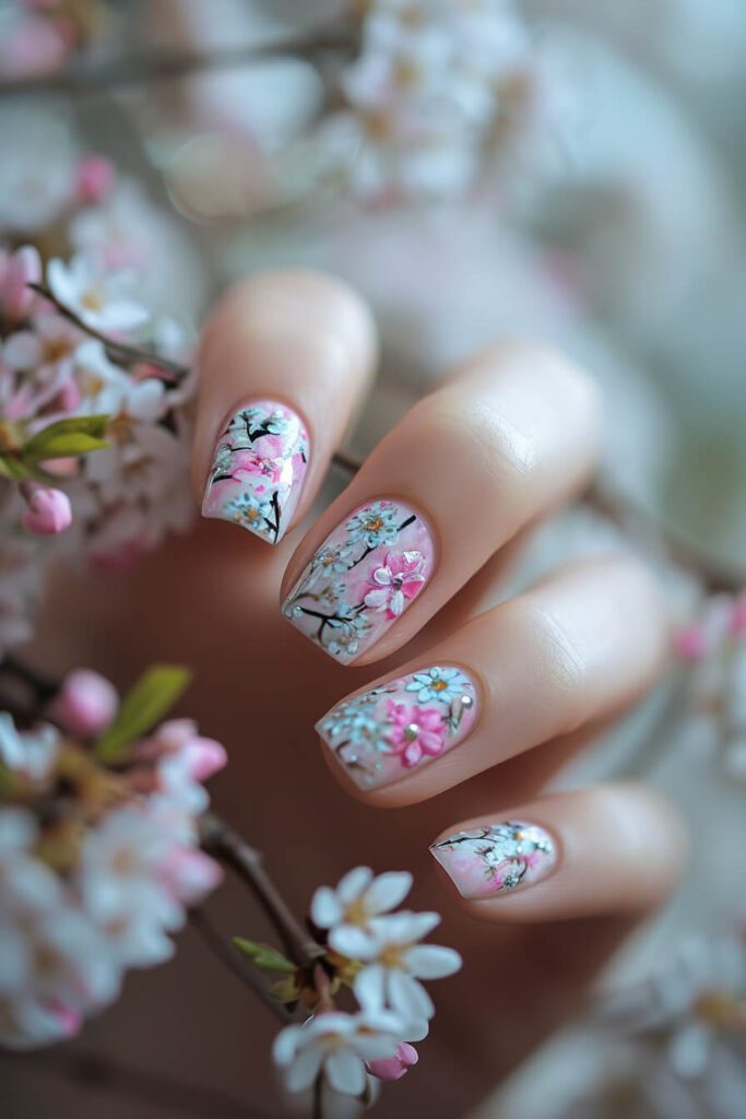 Blossoming Elegance: Chic Spring Nails