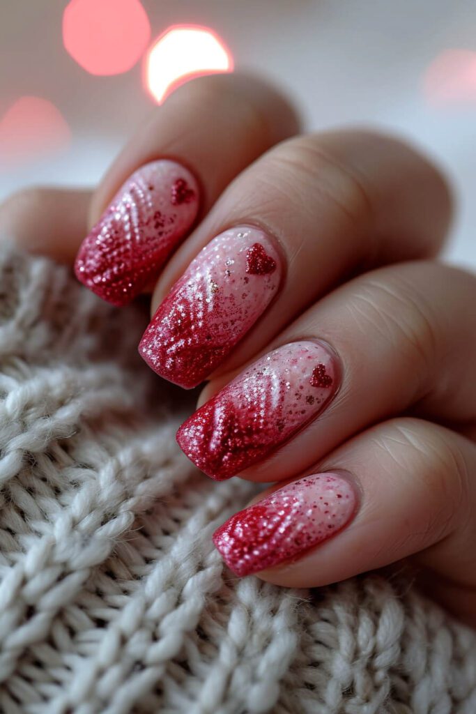 Sweetheart Sparkle: Valentines Day Nails