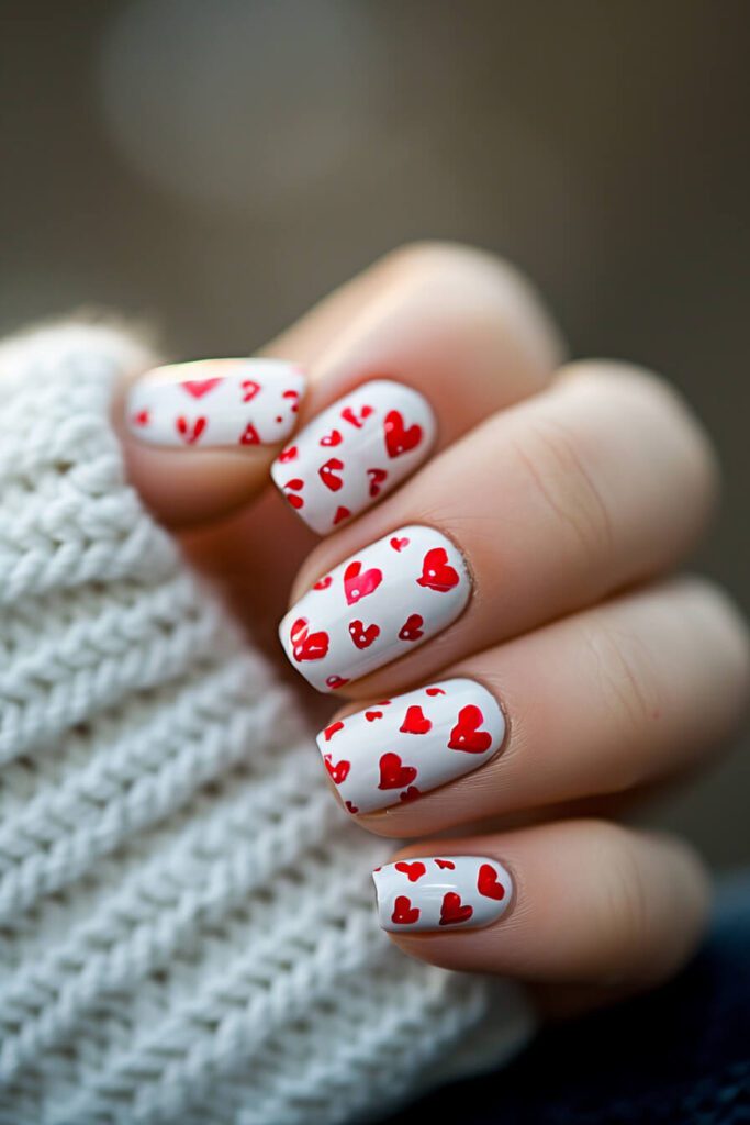 Love's Whimsy: Valentines Day Nails