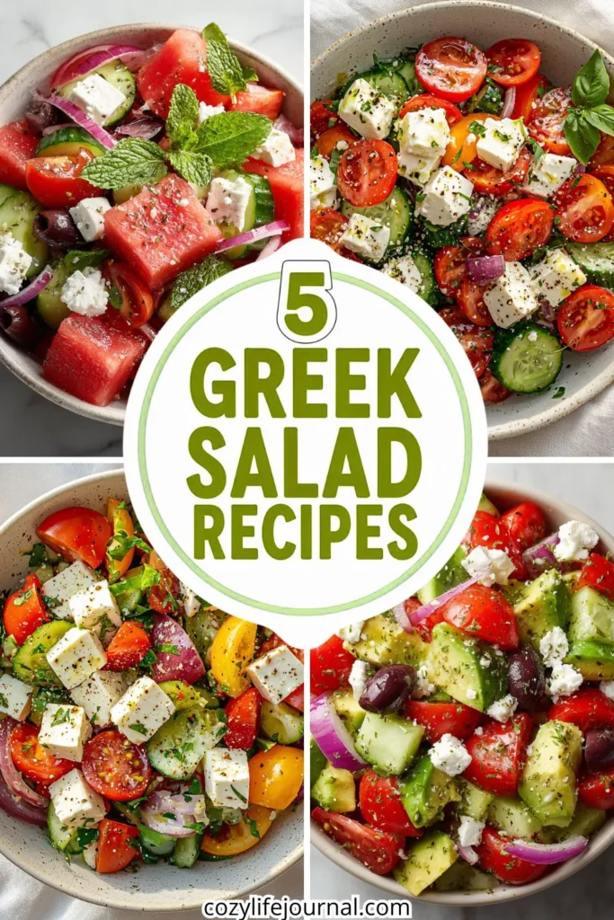 Greek salad recipes