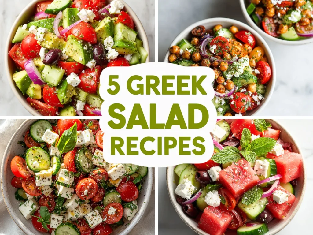 Greek salad recipes