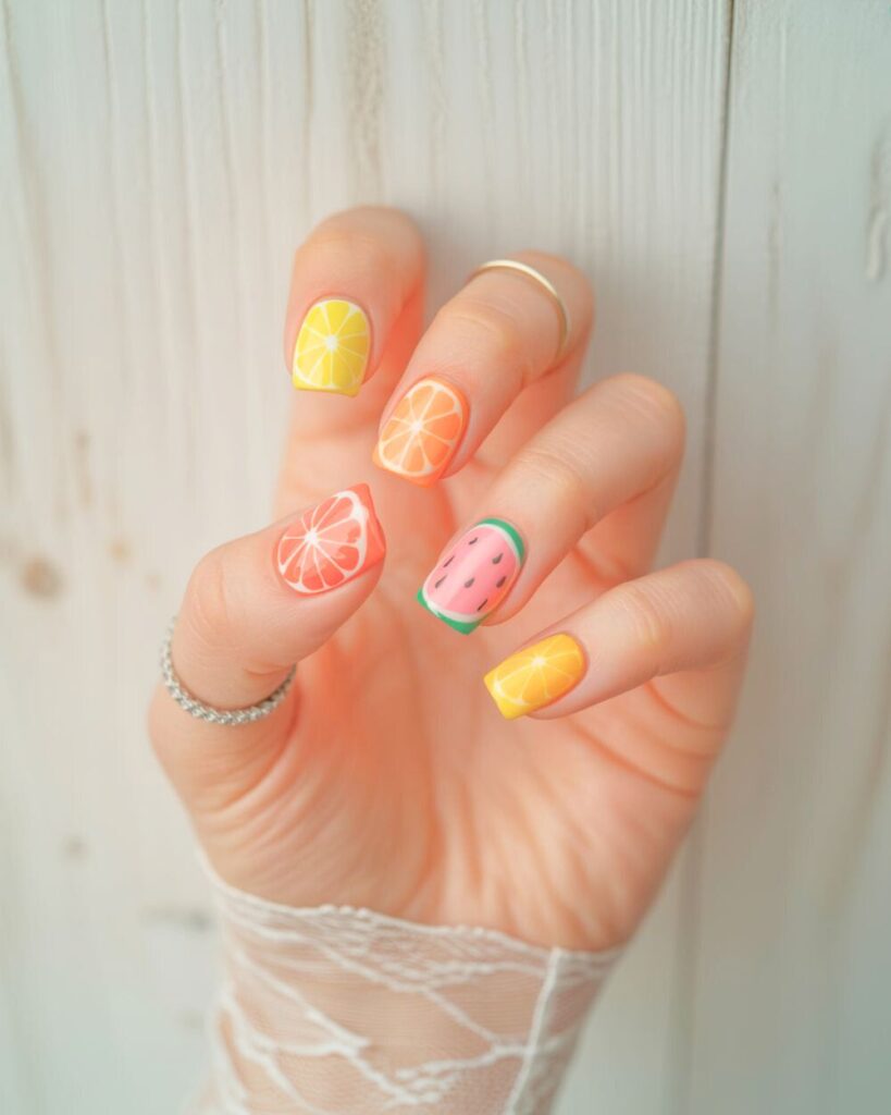 Simple Summer Nails