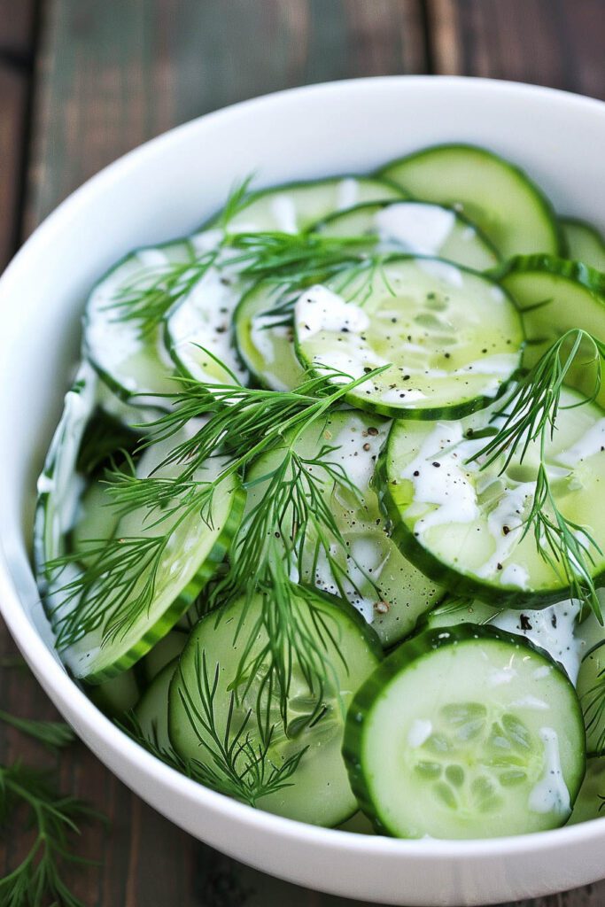 Cucumber and Dill Salad - Healthy Salad Recipes