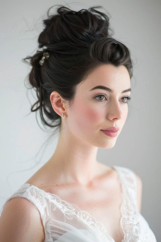 Sophisticated Top Knot - wedding hairstyles