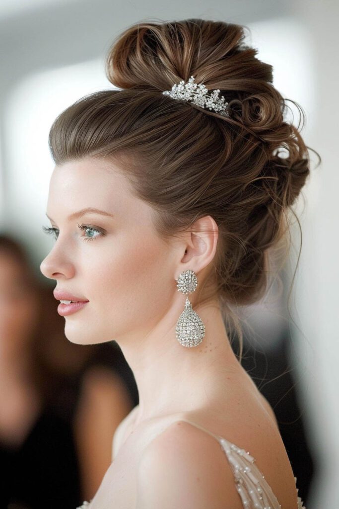 Sophisticated Top Knot - wedding hairstyles