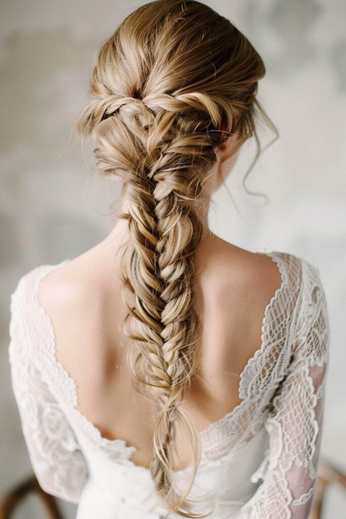 Fishtail Braid - wedding hairstyles