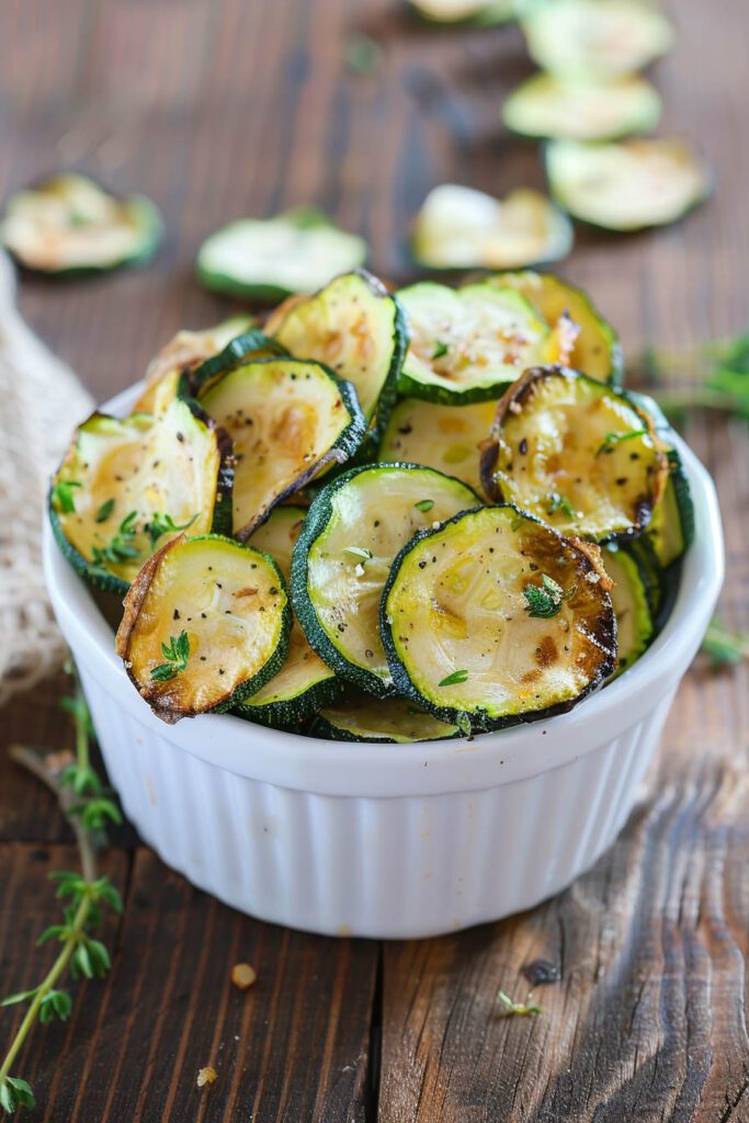Zucchini Chips - Healthy snack ideas