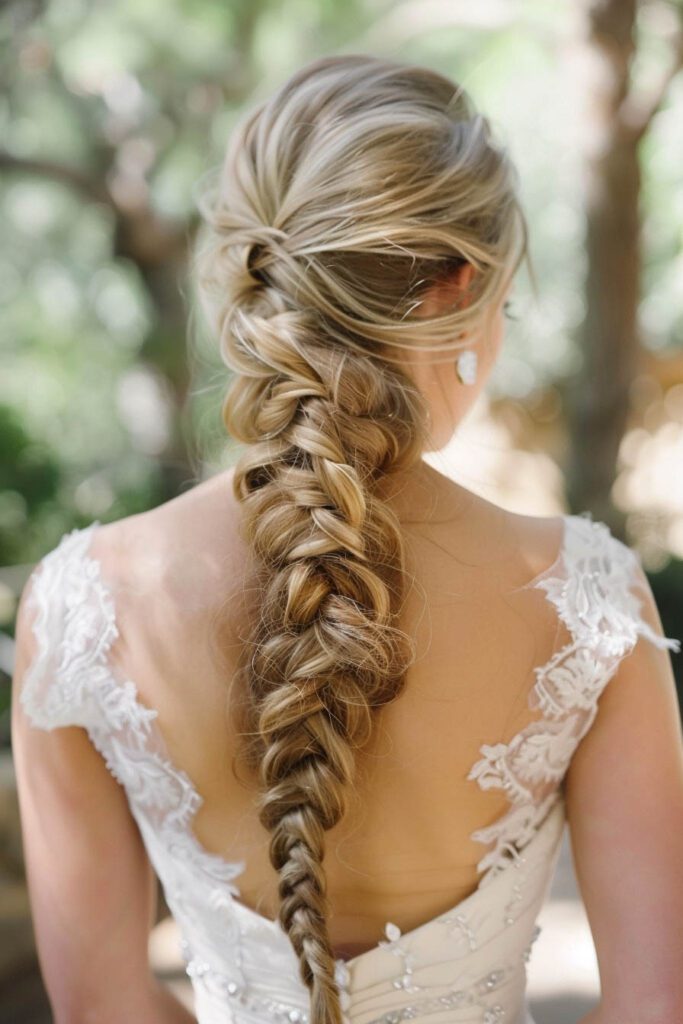 Fishtail Braid - wedding hairstyles