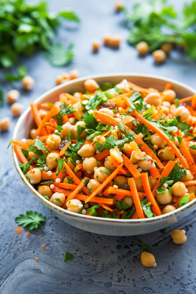 Moroccan Carrot and Chickpea Salad - Healthy Salad Recipes