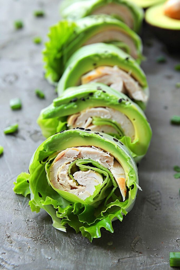 Turkey and Avocado Roll-Ups - Healthy snack ideas