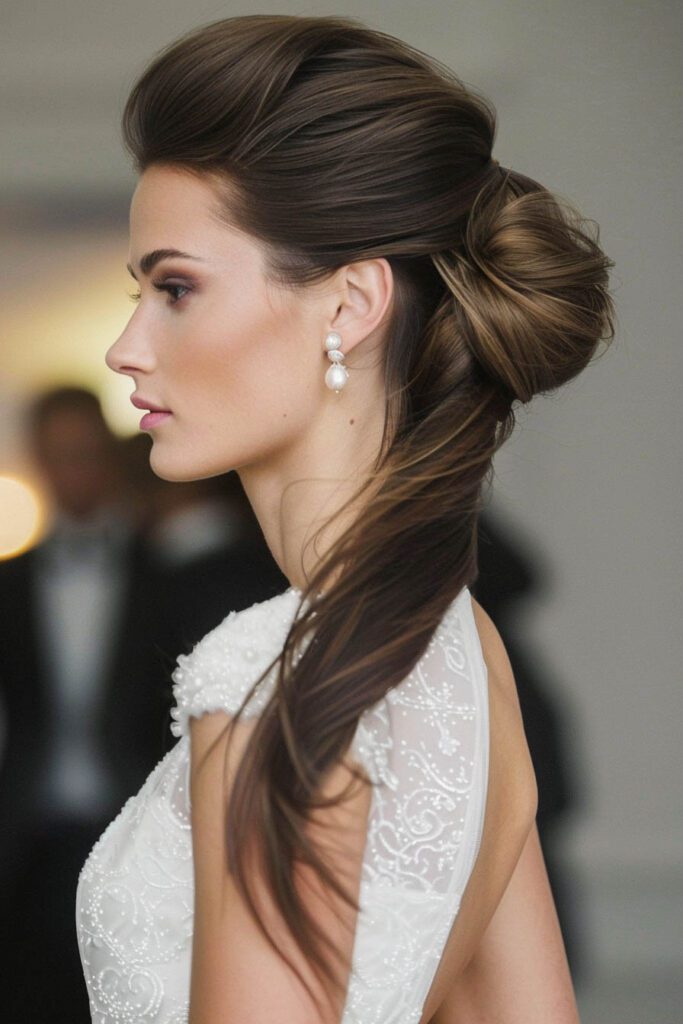 The Ponytail Bouffant - wedding hairstyles
