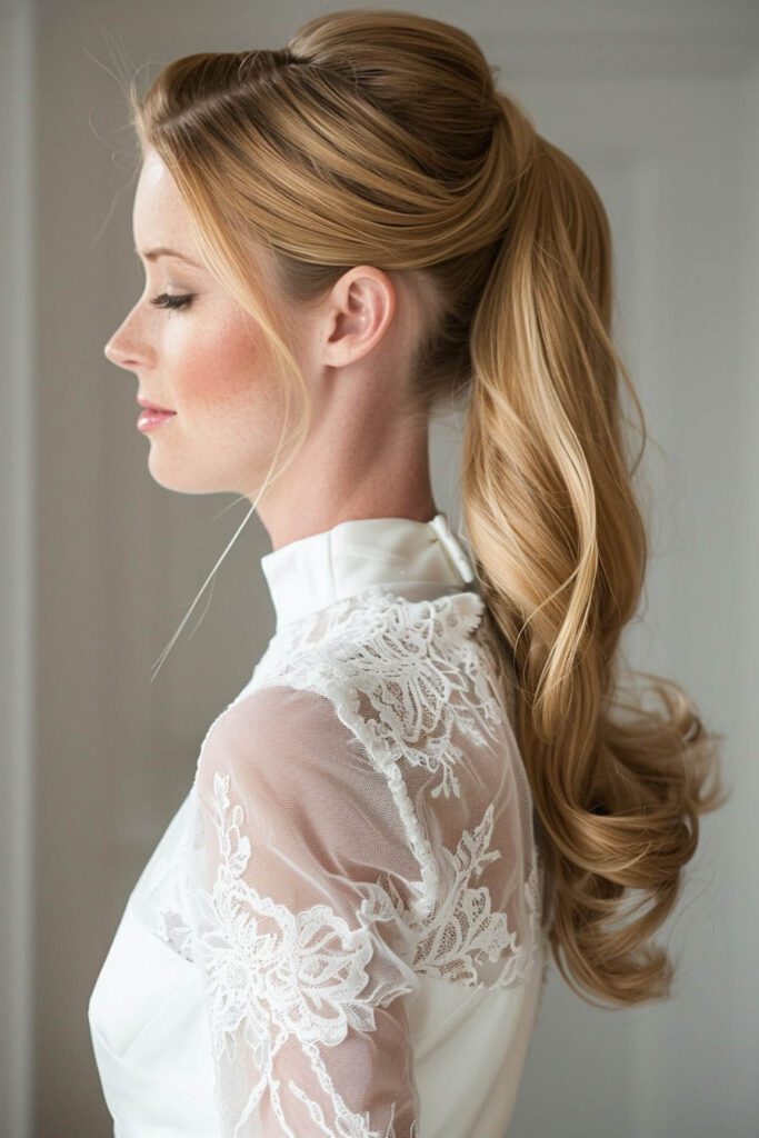 The Ponytail Bouffant - wedding hairstyles