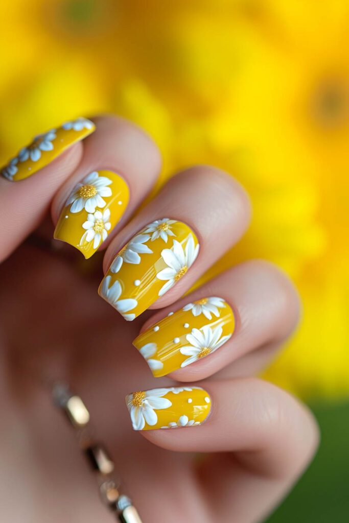 Yellow Nails - yellow nail ideas