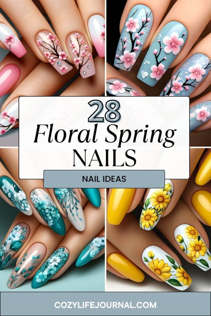 Floral Spring Nails
