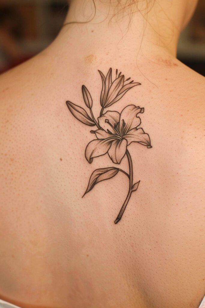 Lily Tattoo - flower tattoo ideas