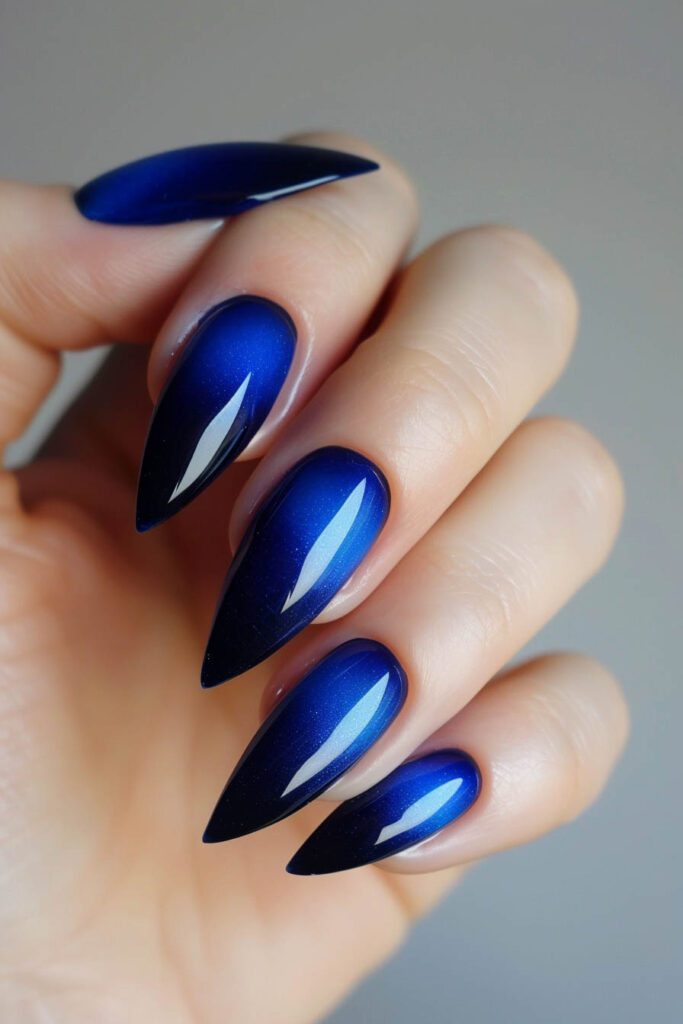 6. Blue: Calmness, Trust, Serenity - acrylic nail ideas