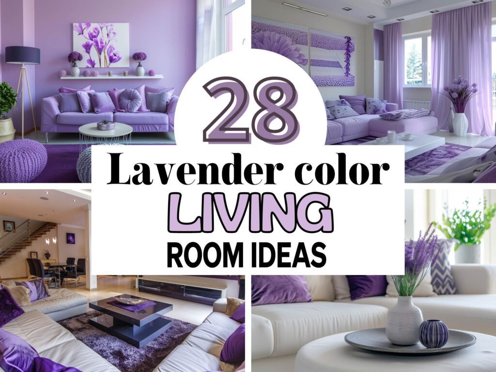 Lavender living room ideas