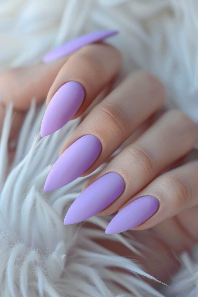 matte nails