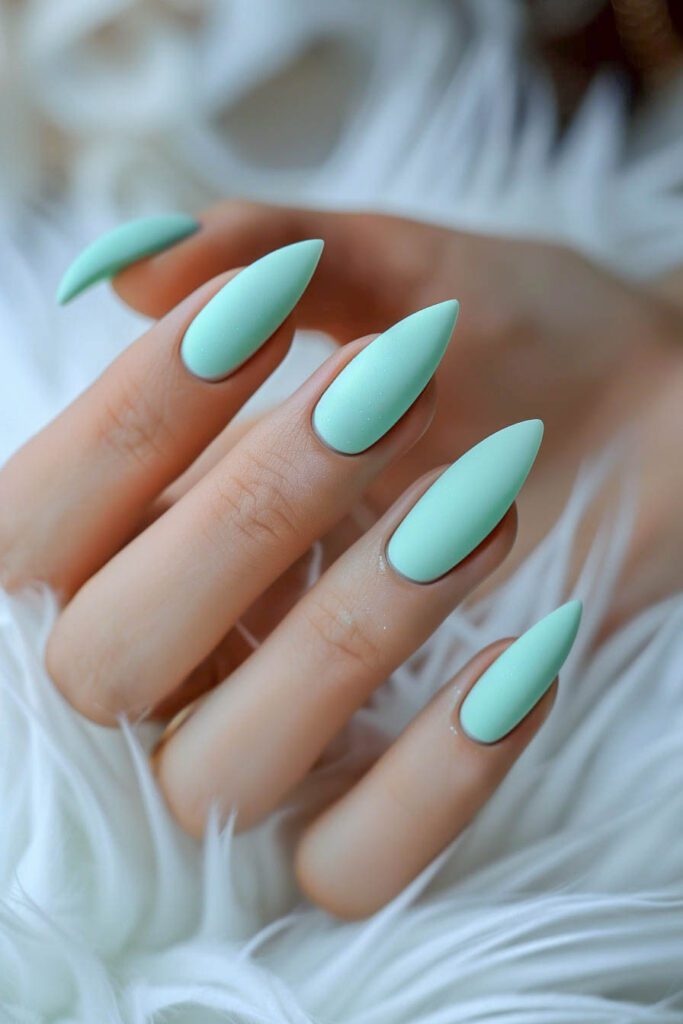 matte nails