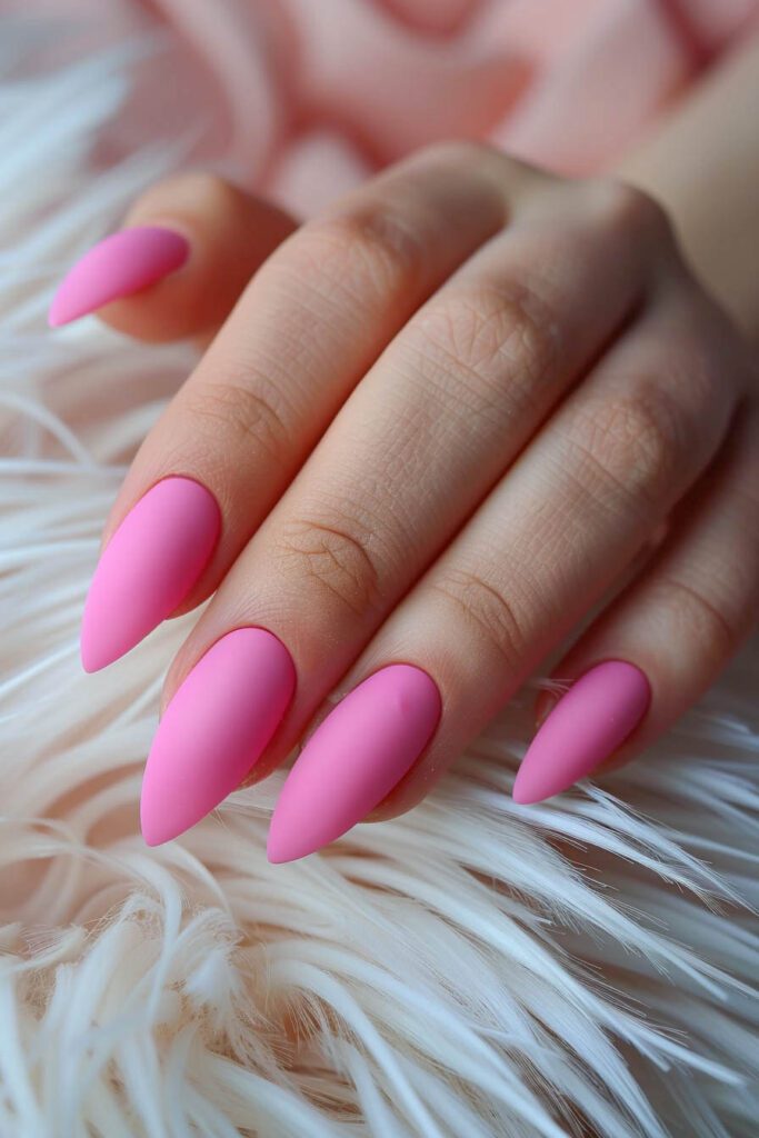 matte nails