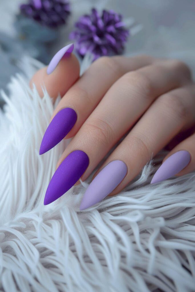 matte nails