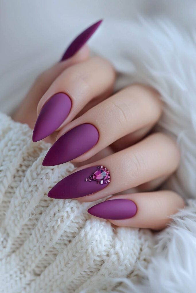 matte nails