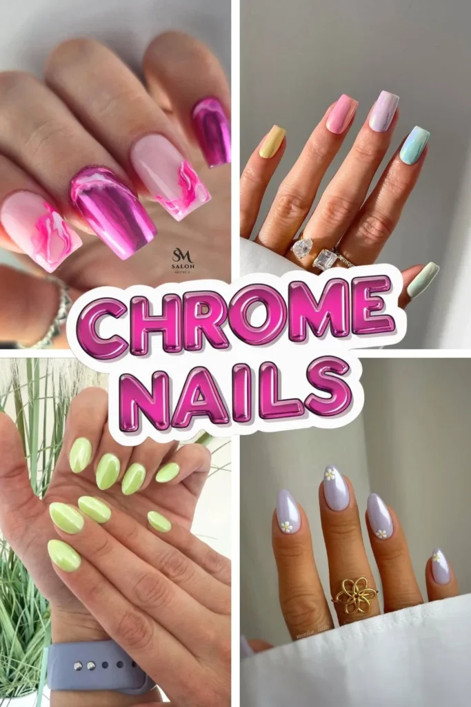 chrome nails