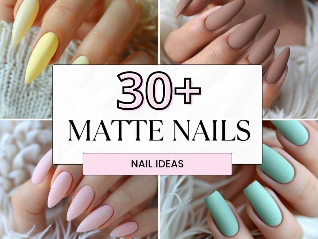 matte nails