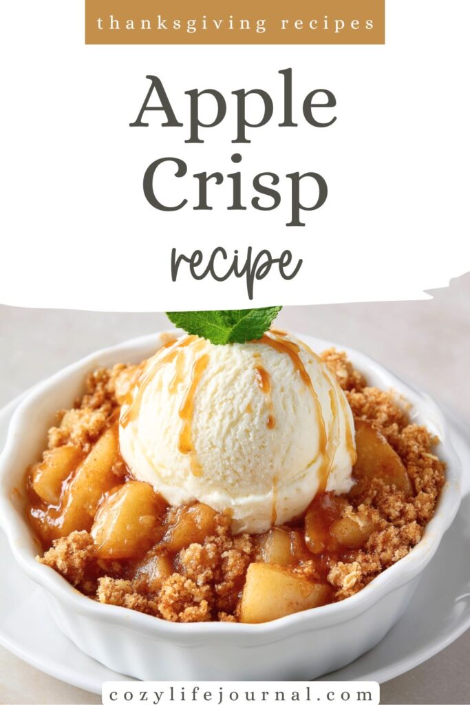 Apple Crisp - thanksgiving recipes