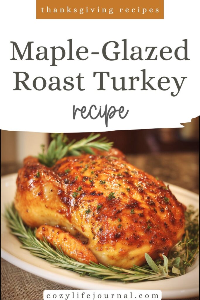 Maple-Glazed Roast Turkey - thanksgiving recipes