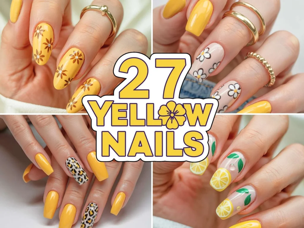 yellow nails