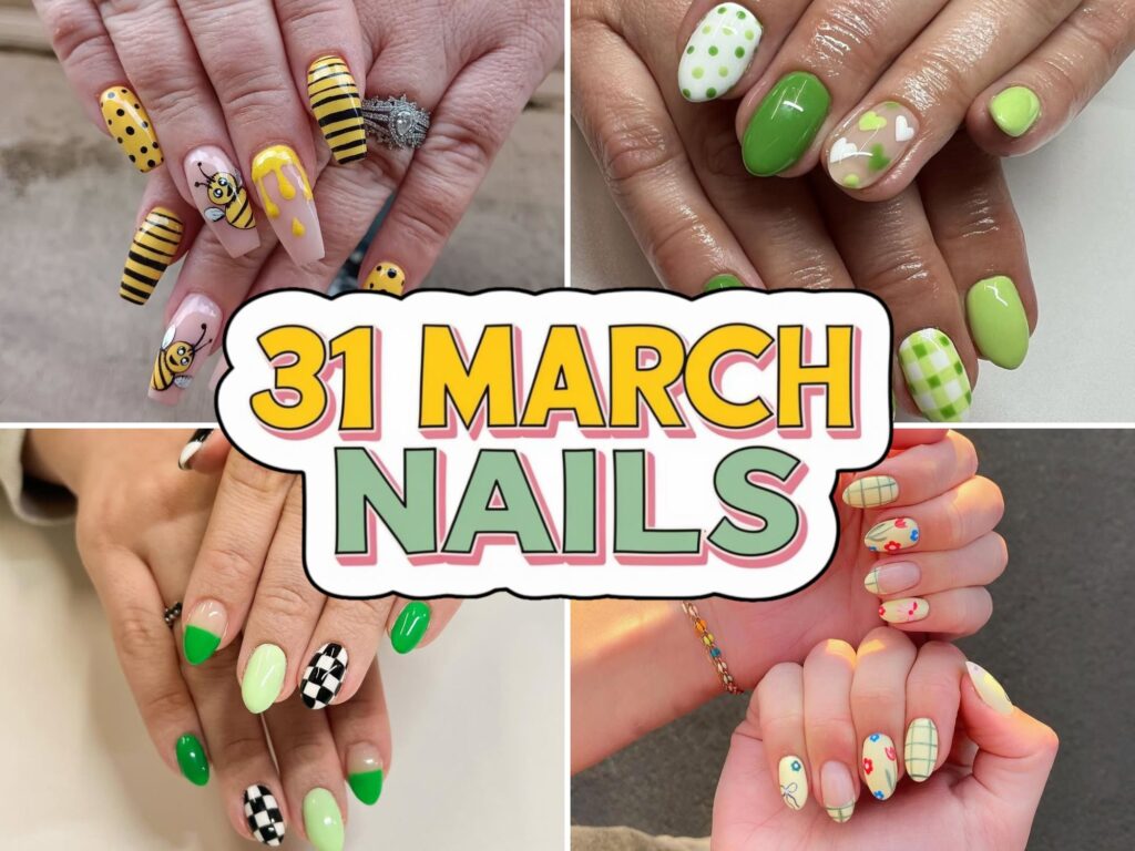 march nails - spring nails