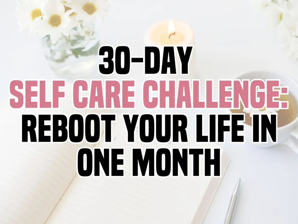 30-day self care challenge